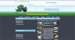 Desktop Screenshot of brownsconstruction.com